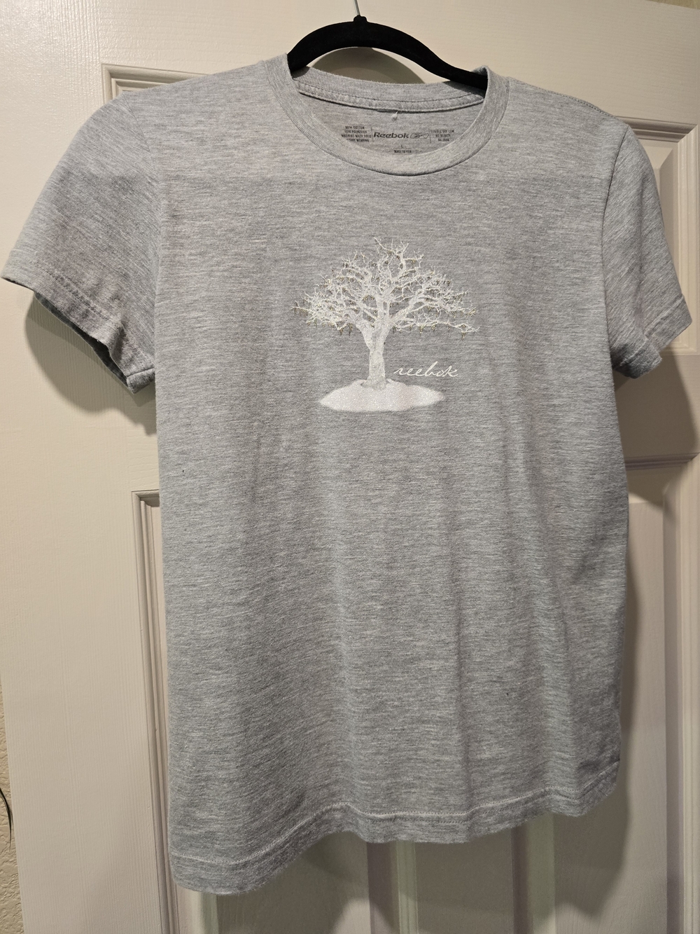 Reebok Light Gray Tree Graphic Tee